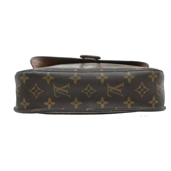 LOUIS VUITTON Saint Cloud GM Shoulder Bag Monogram Leather Brown - Picture 5 of 14